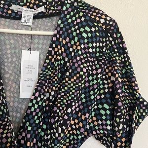 DVF 100% Silk Jersey Wrap Dress